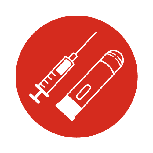 glucagon injection icon